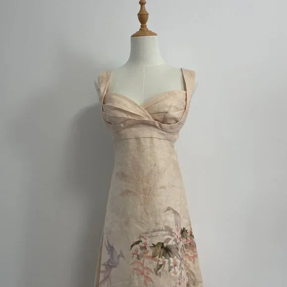 BNWT Zimmermann Illuminate Midi Dress - Picture 4 of 10